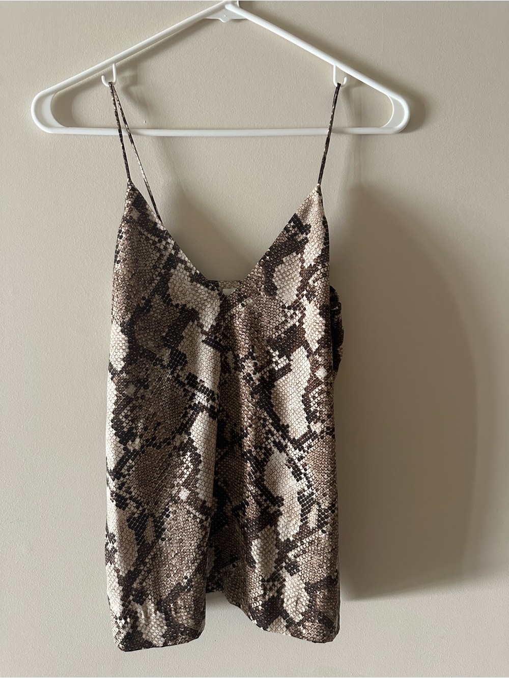 H&M Brown Snake-Print Camisole